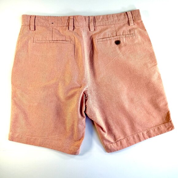 Banana Republic Pink Men's Casual Chino Flat Front Shorts Size 34 - Picture 2 of 6